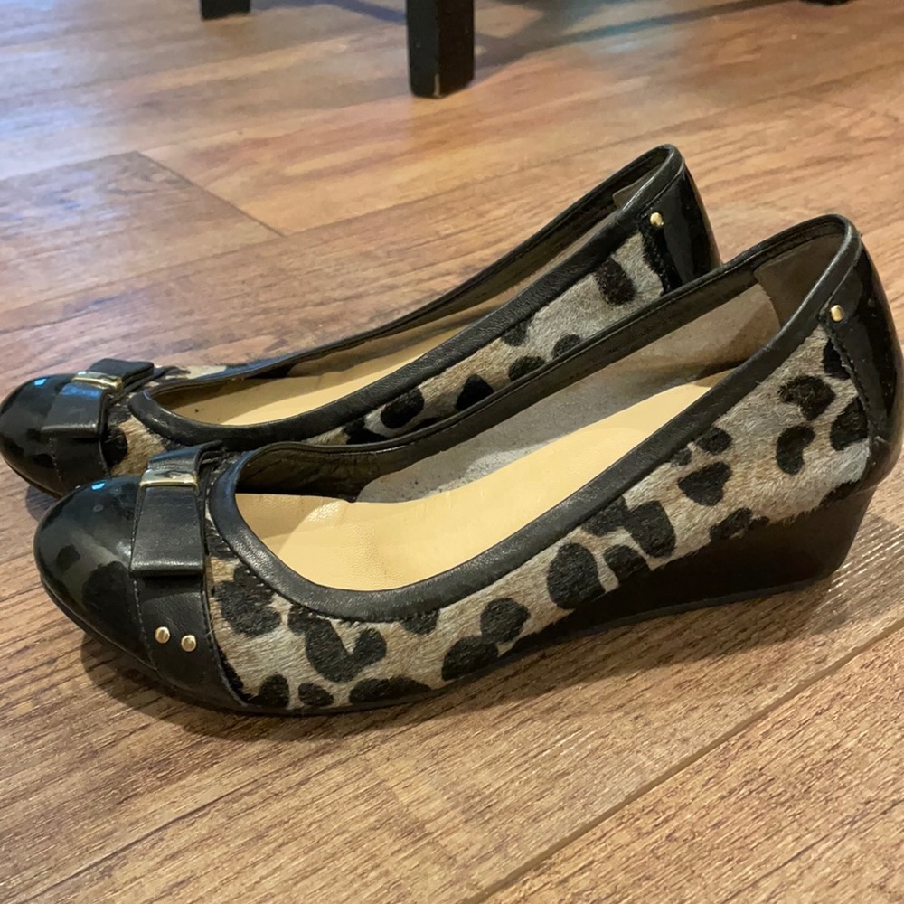 GUC Cole Haan Calf hair wedges